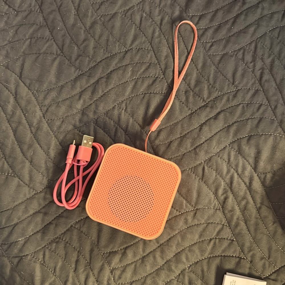 New, never been used Sonix Compact Bluetooth Speaker Pink